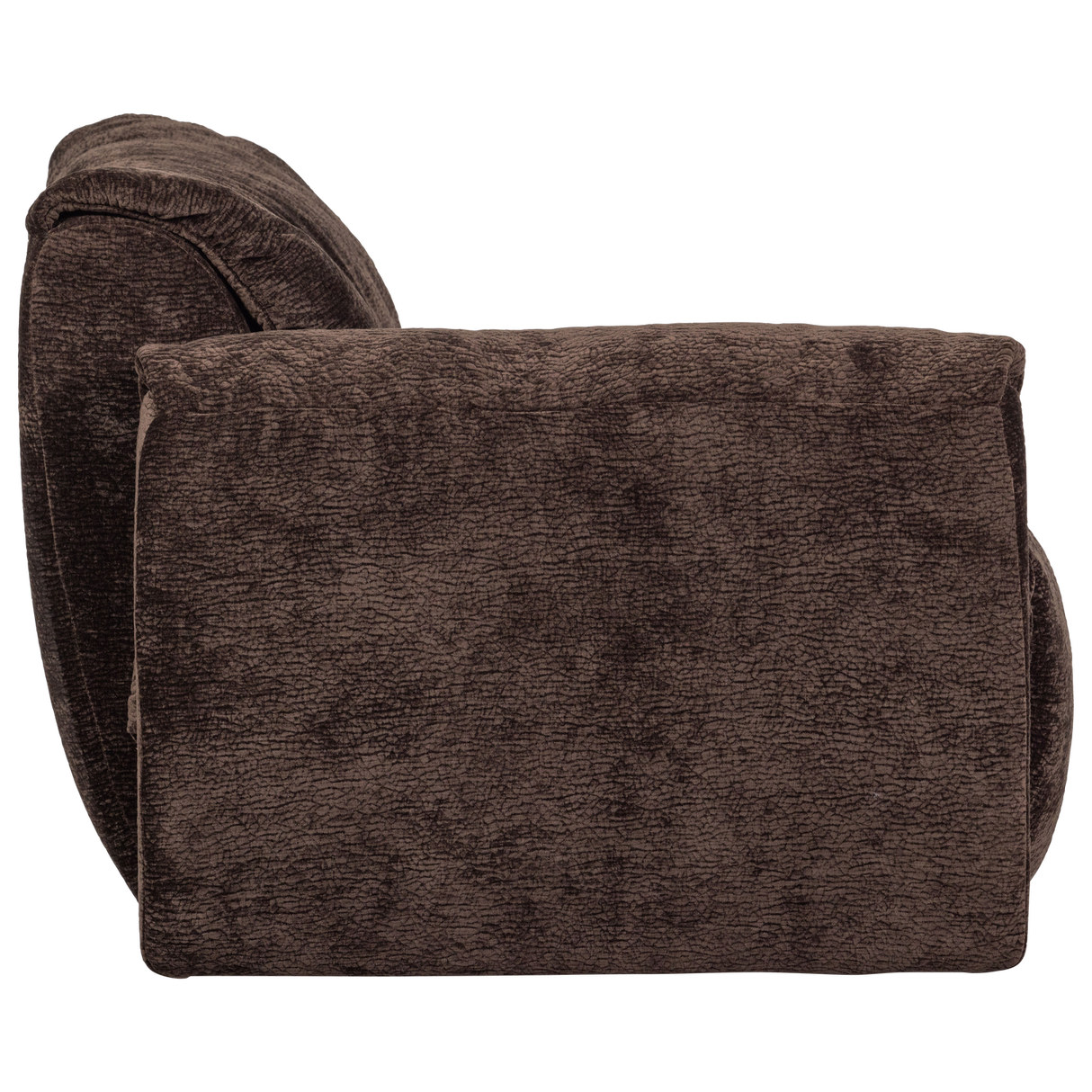 Baggy 1 Zits Element Met Arm Links 3 D Chenille Donkerbruin