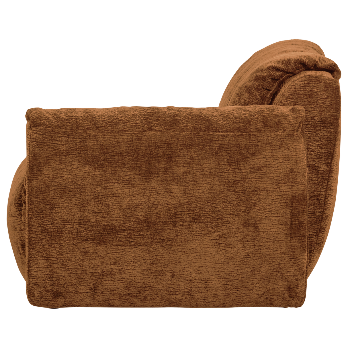 Baggy 1 Zits Element Met Arm Rechts 3 D Chenille Middenbruin