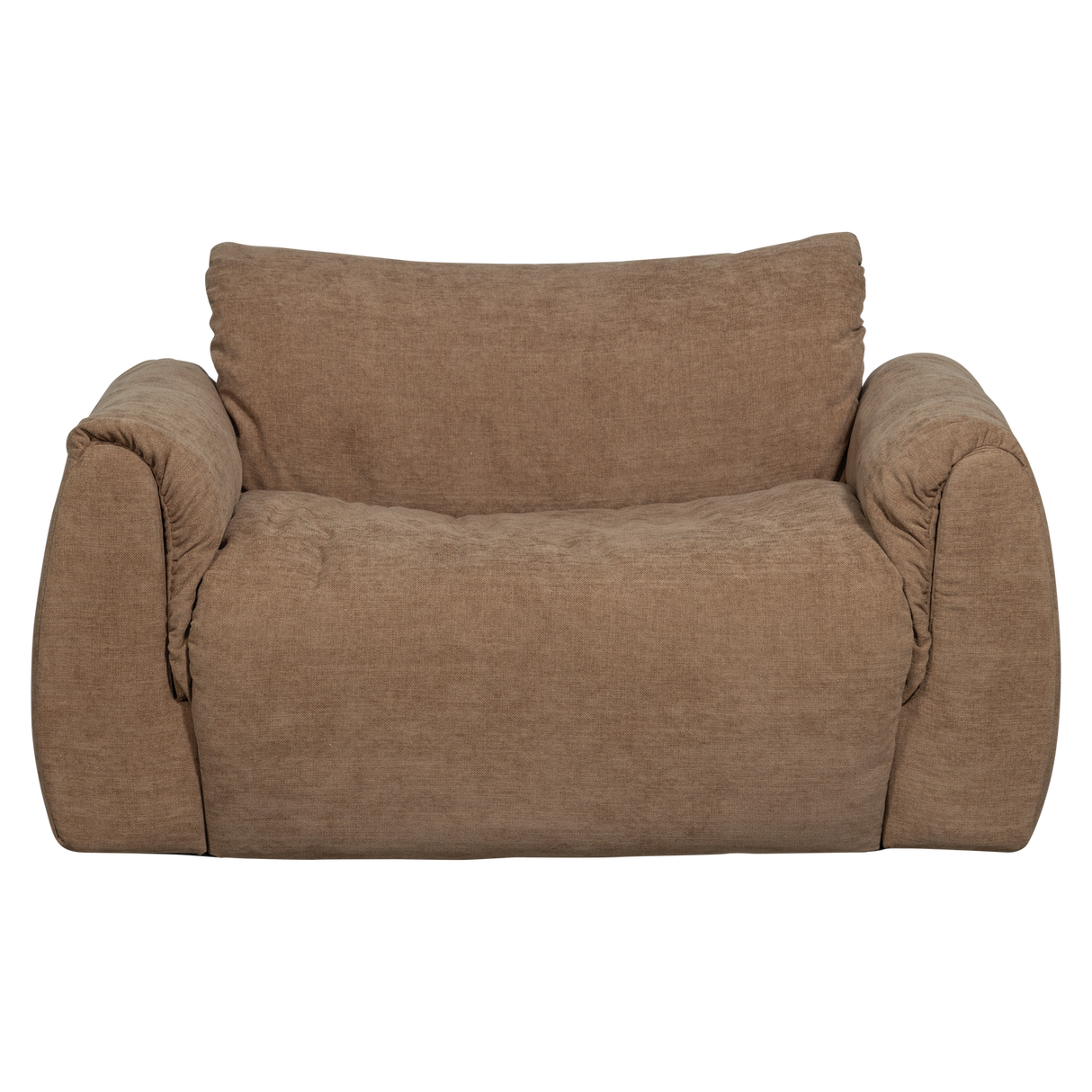 Baggy Loveseat Geweven Chenille Bruin