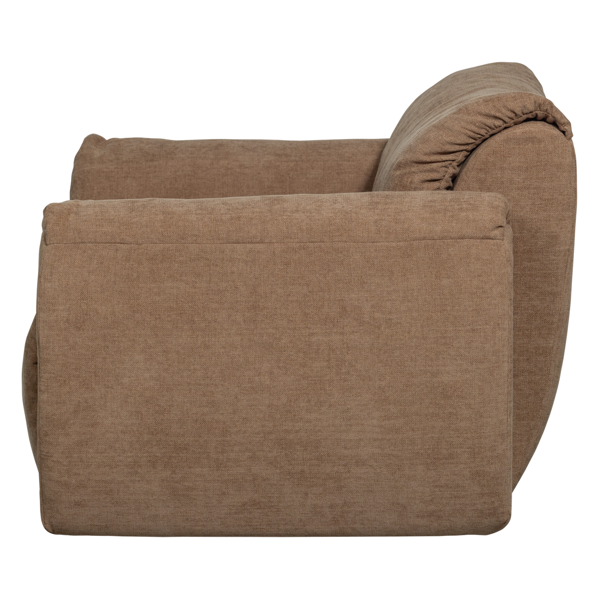 Baggy Loveseat Geweven Chenille Bruin