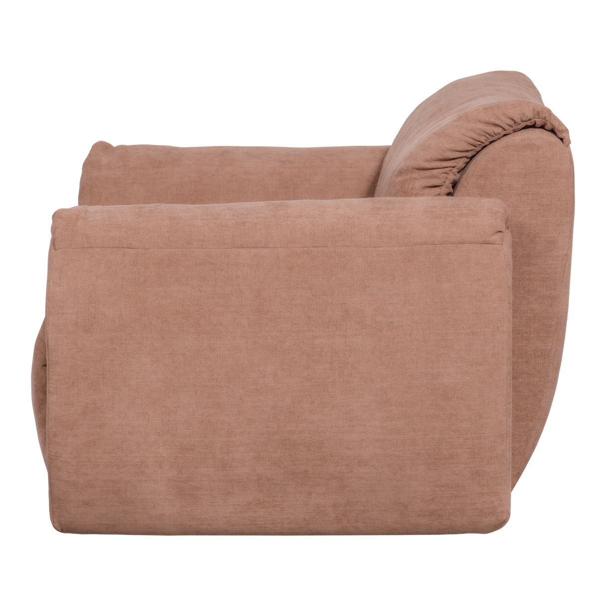 Baggy Loveseat Geweven Chenille Oud Roze