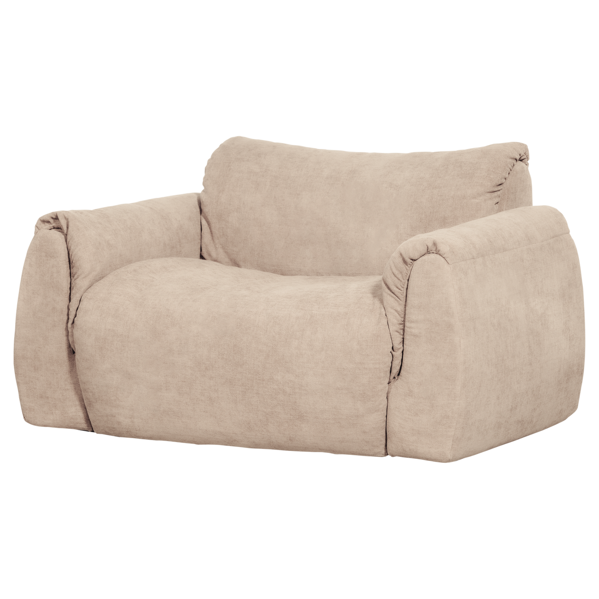 Baggy Loveseat Geweven Chenille Zand