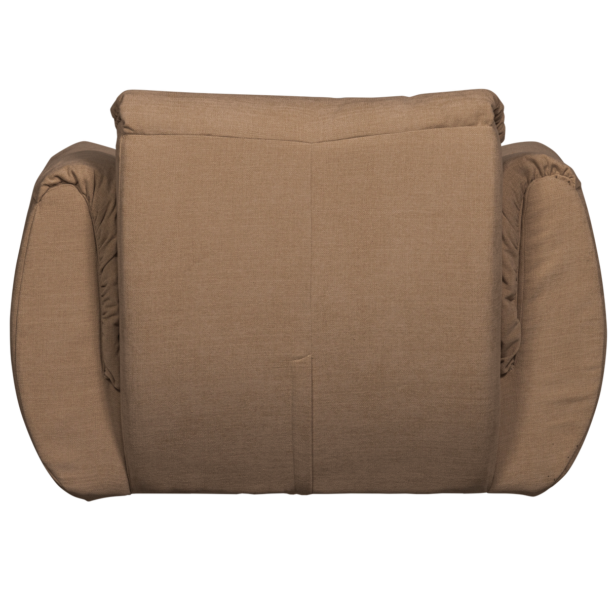 Baggy Draaifauteuil Geweven Chenille Bruin