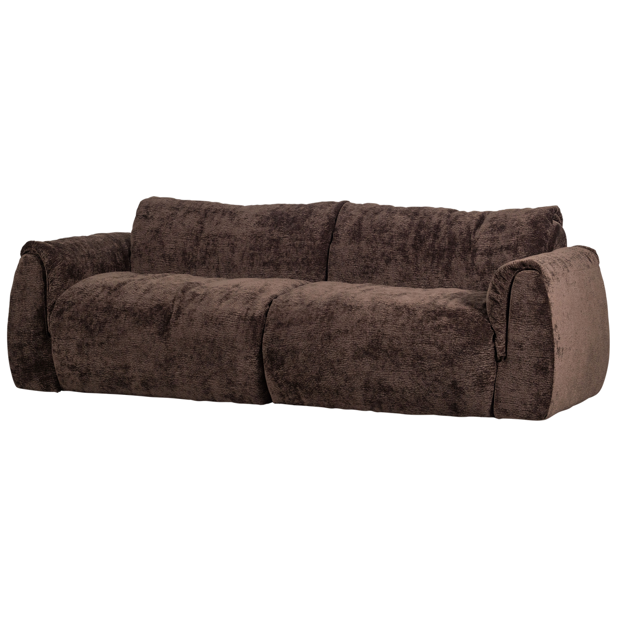 Baggy 2 Zits Bank 3 D Chenille Donkerbruin