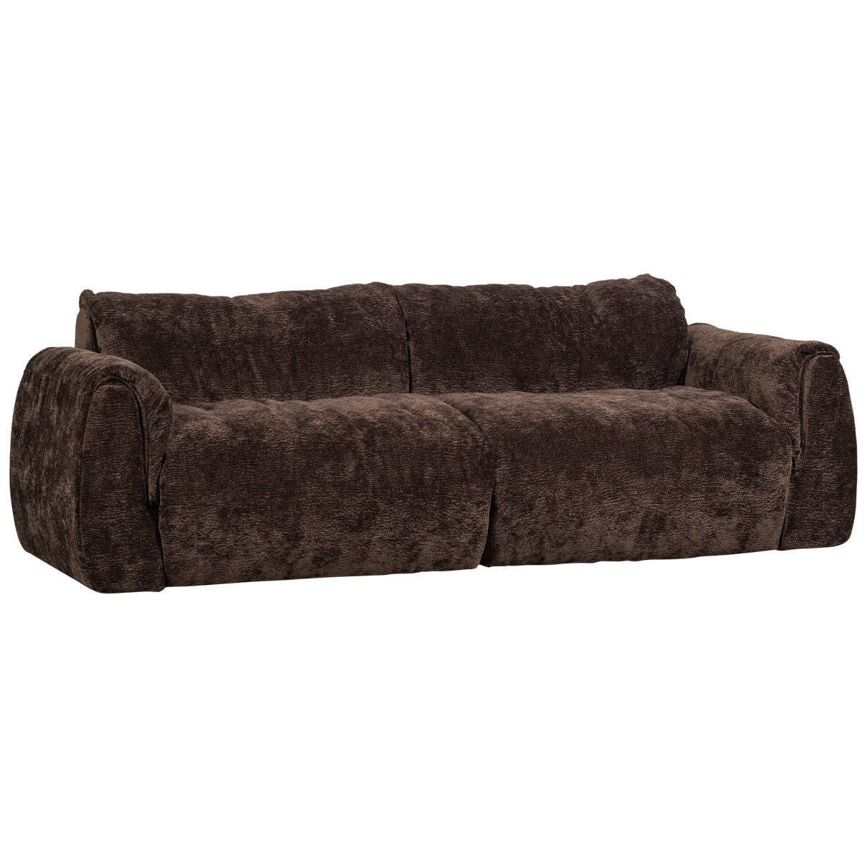 Baggy 2 Zits Bank 3 D Chenille Donkerbruin