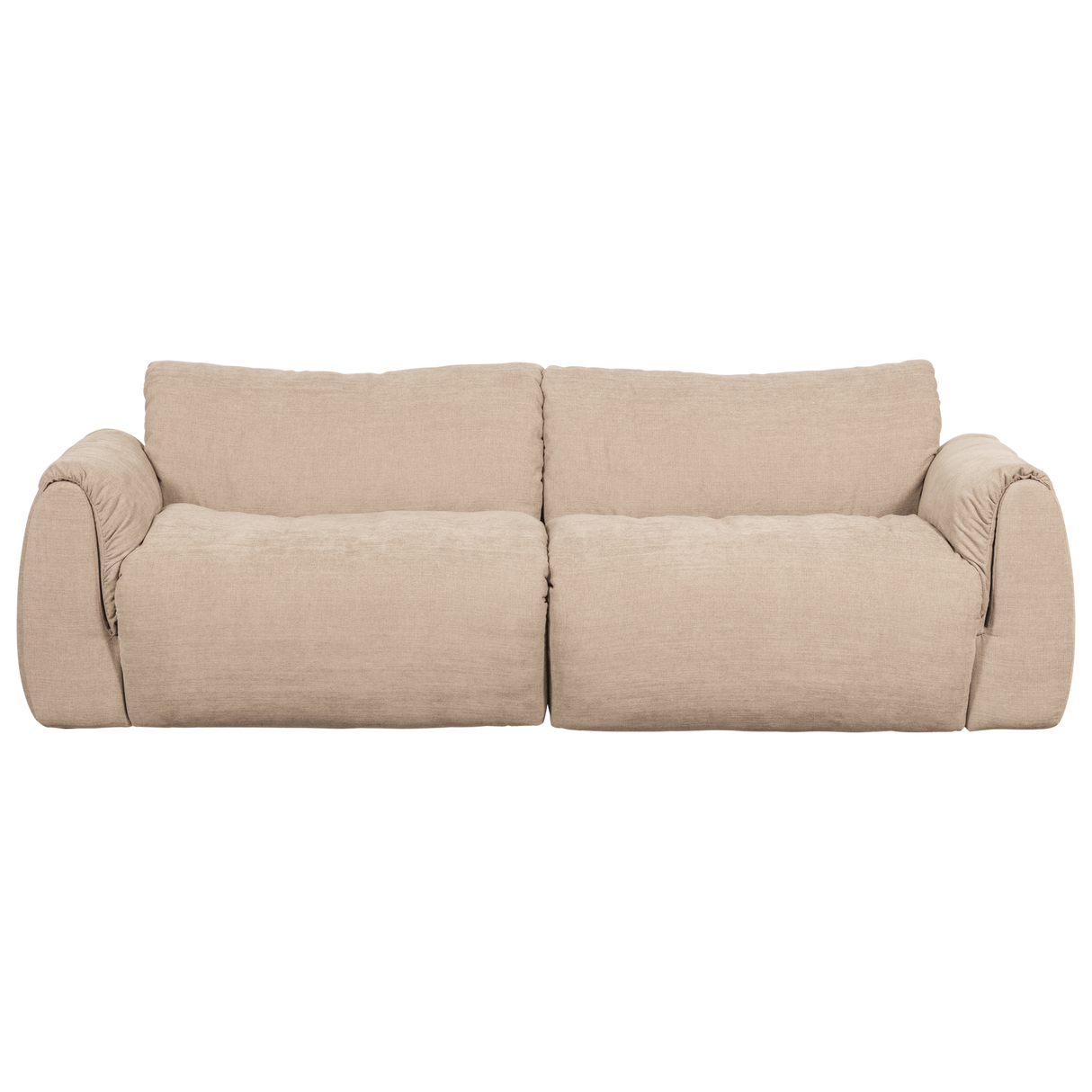 Baggy 2 Zits Bank Geweven Chenille Zand