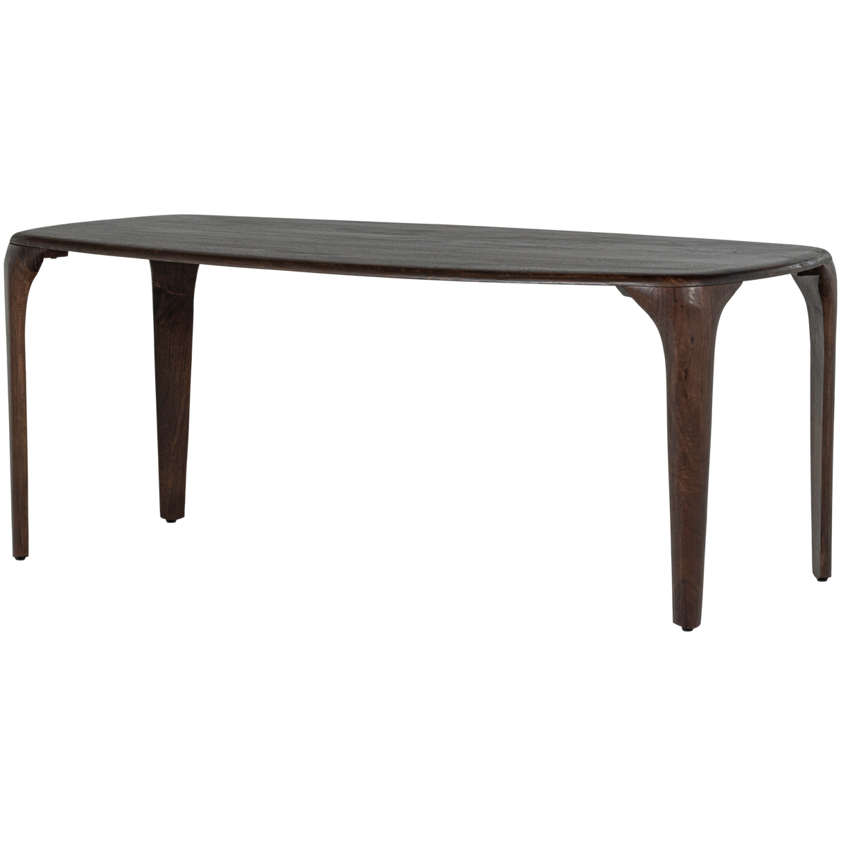 Fiore Eettafel Mango Hout Donkerbruin 190x95 Cm