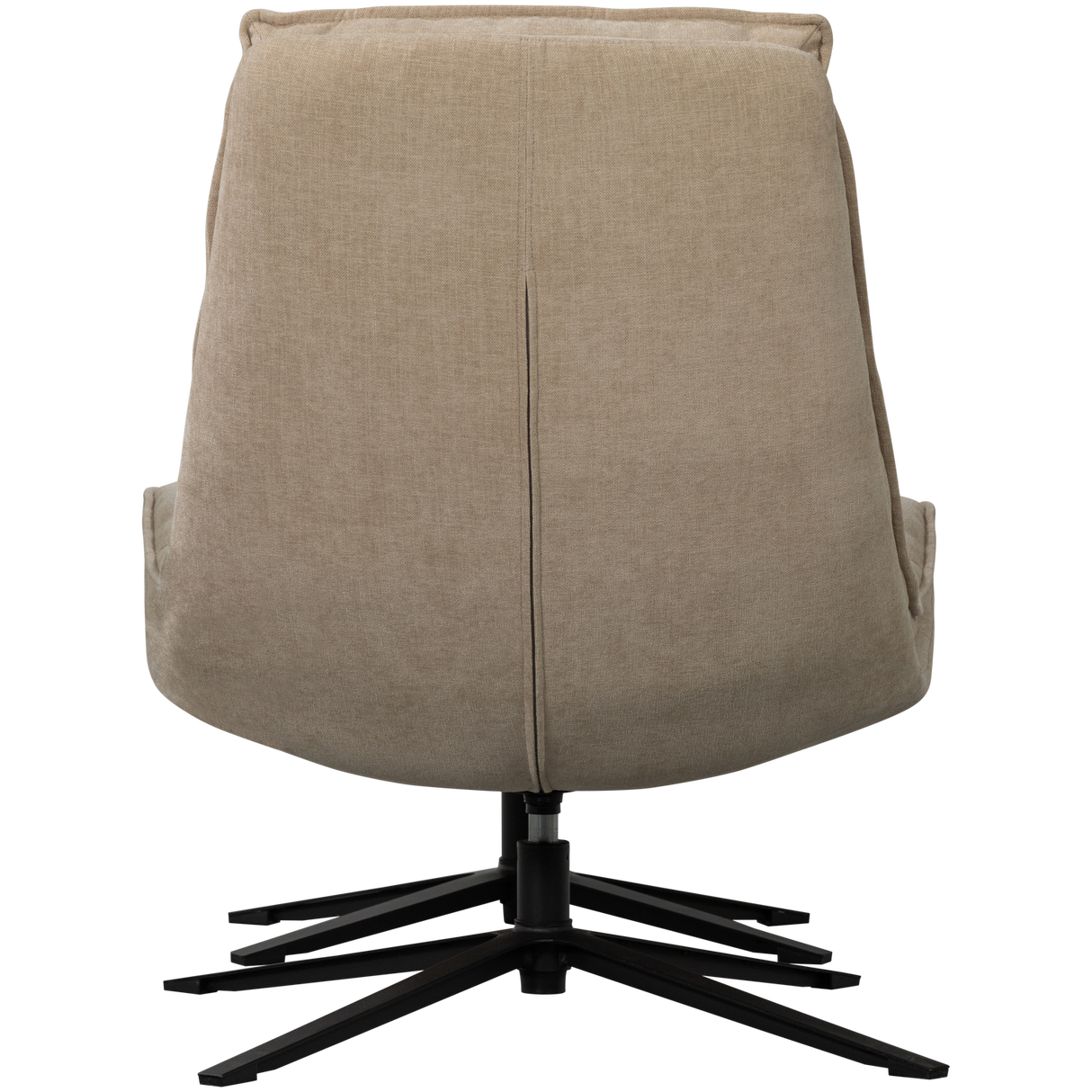 Kube Draaifauteuil Met Hocker Naturel