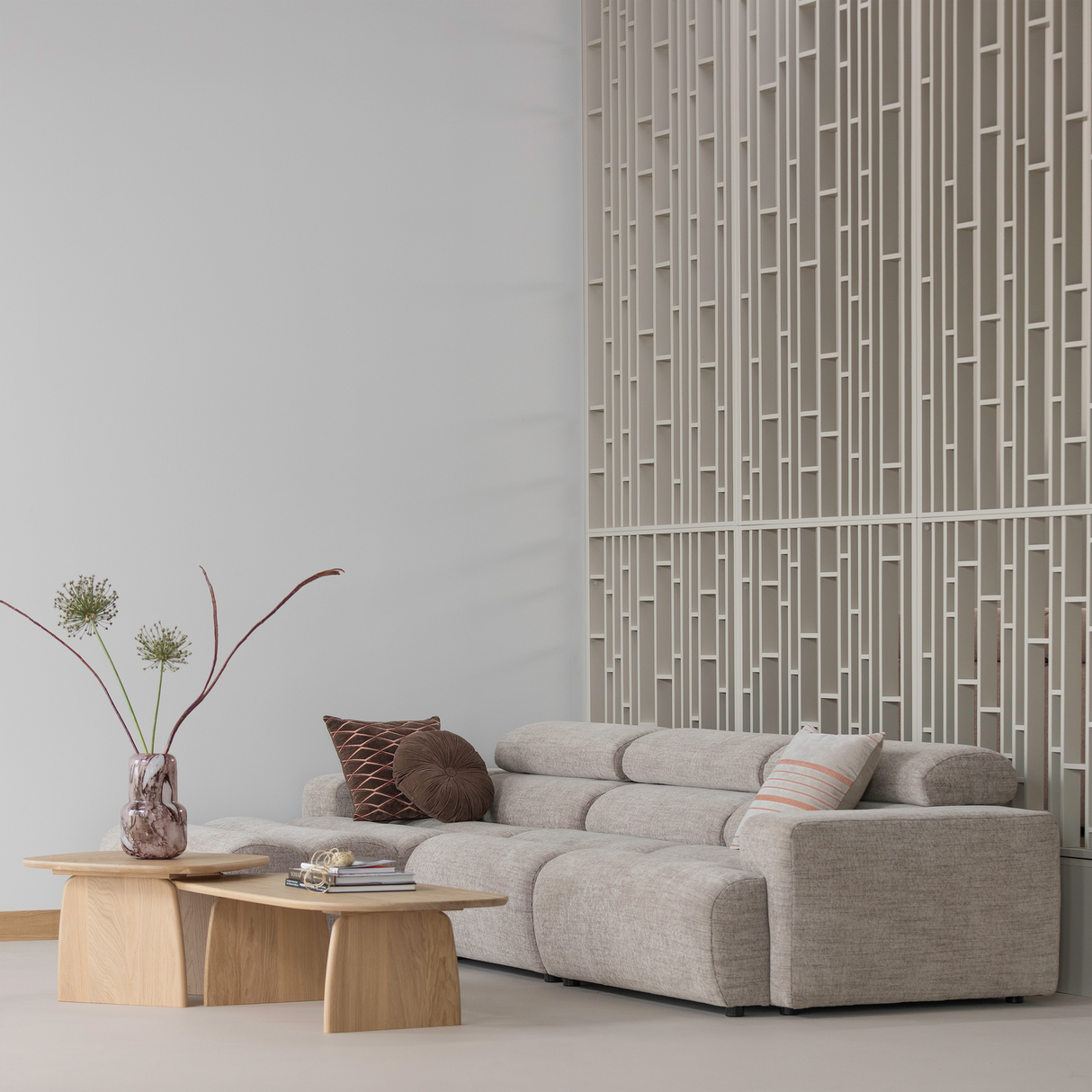 Novi Chaise Longue Bank Links Naturel Melange