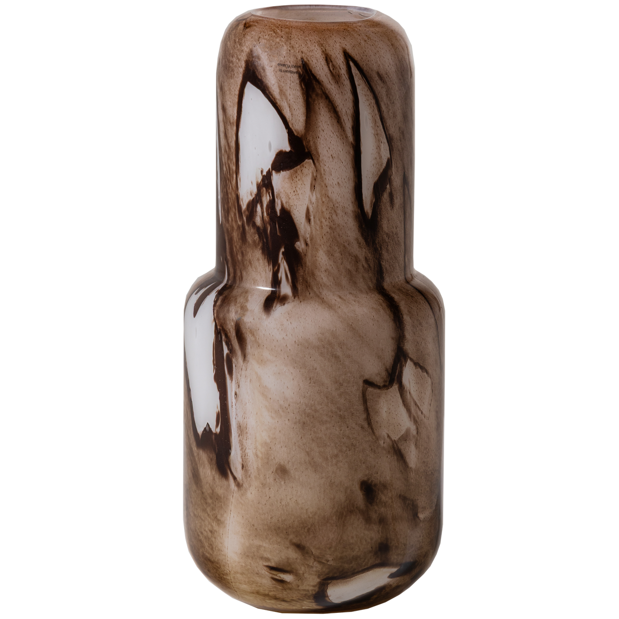 Monika Handgevormde Vaas Glas Bruin
