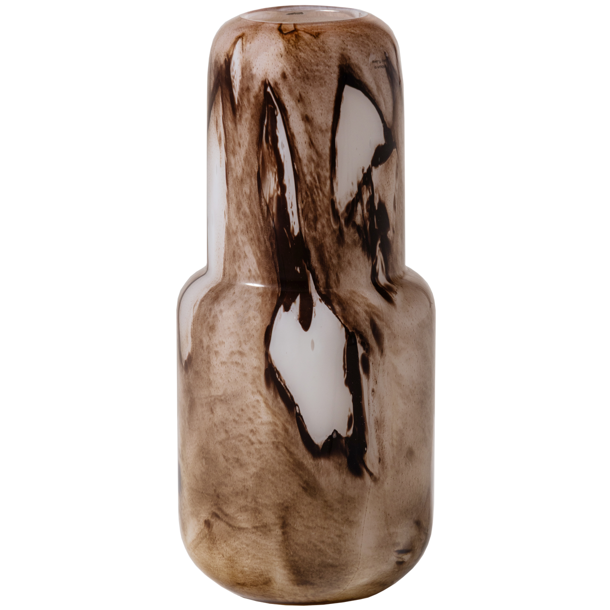 Monika Handgevormde Vaas Glas Bruin