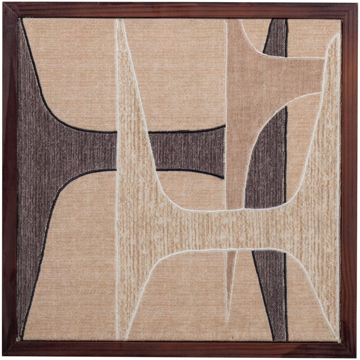 Anno Wanddeco Katoen Naturel/Bruin