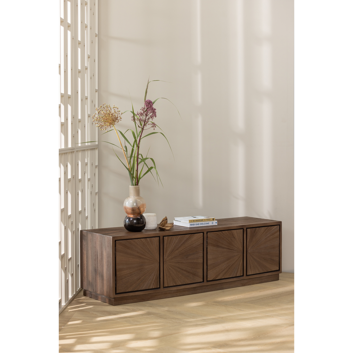 Sun Tv Meubel Recycled Teak Bruin