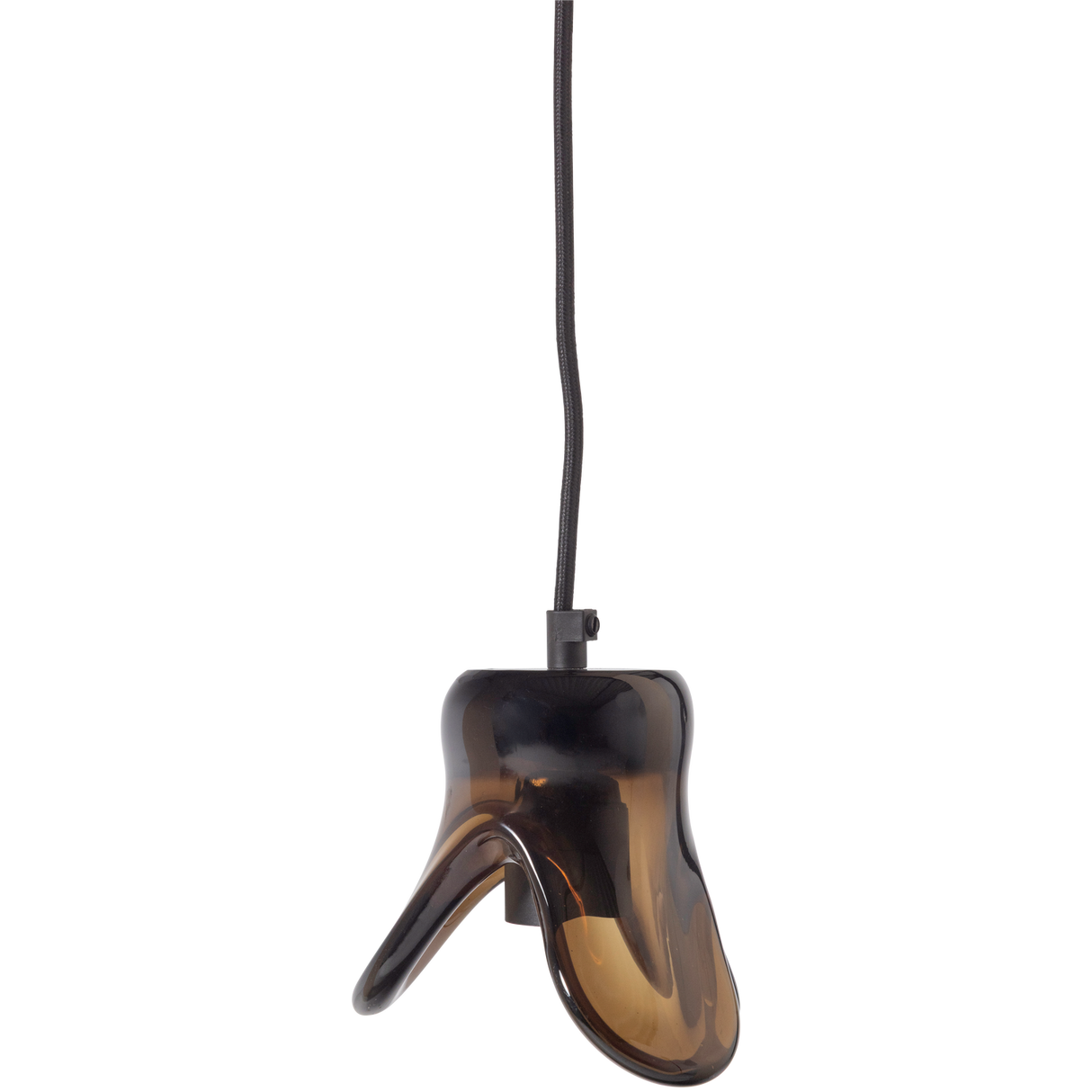 Elle Hanglamp Klein Glas Bruin