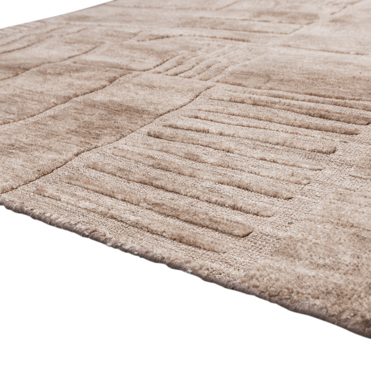 Lovi Vloerkleed Polyester/Katoen Taupe 170x240 Cm