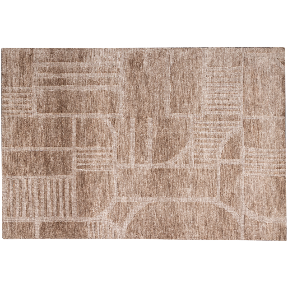 Lovi Vloerkleed Polyester/Katoen Taupe 170x240 Cm