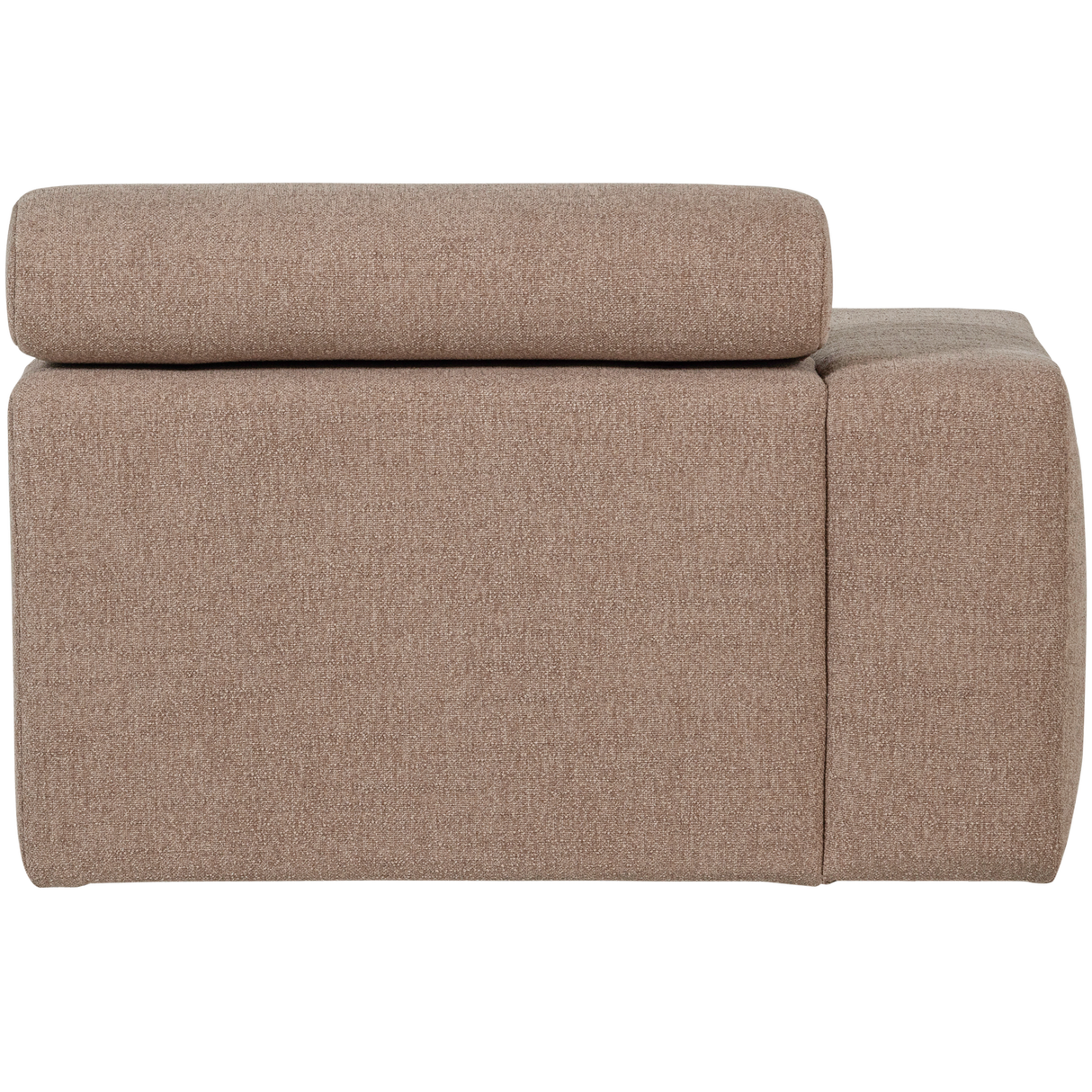 Novi Chaise Longue Element Arm Links Boucle Taupe