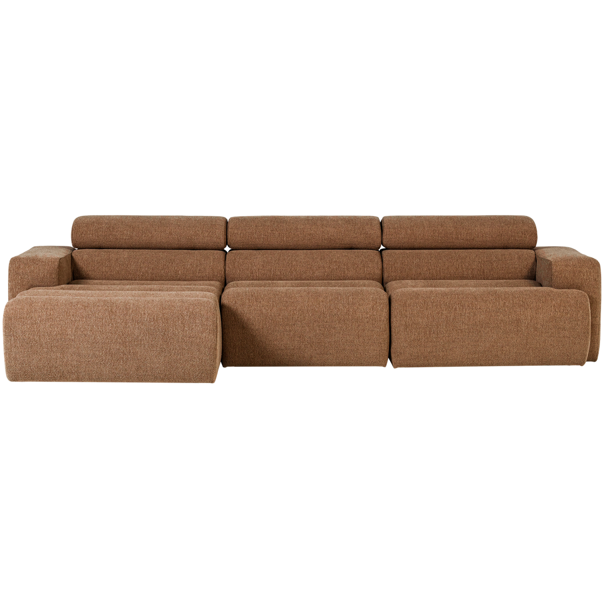 Novi Chaise Longue Bank Links Boucle Karamelbruin