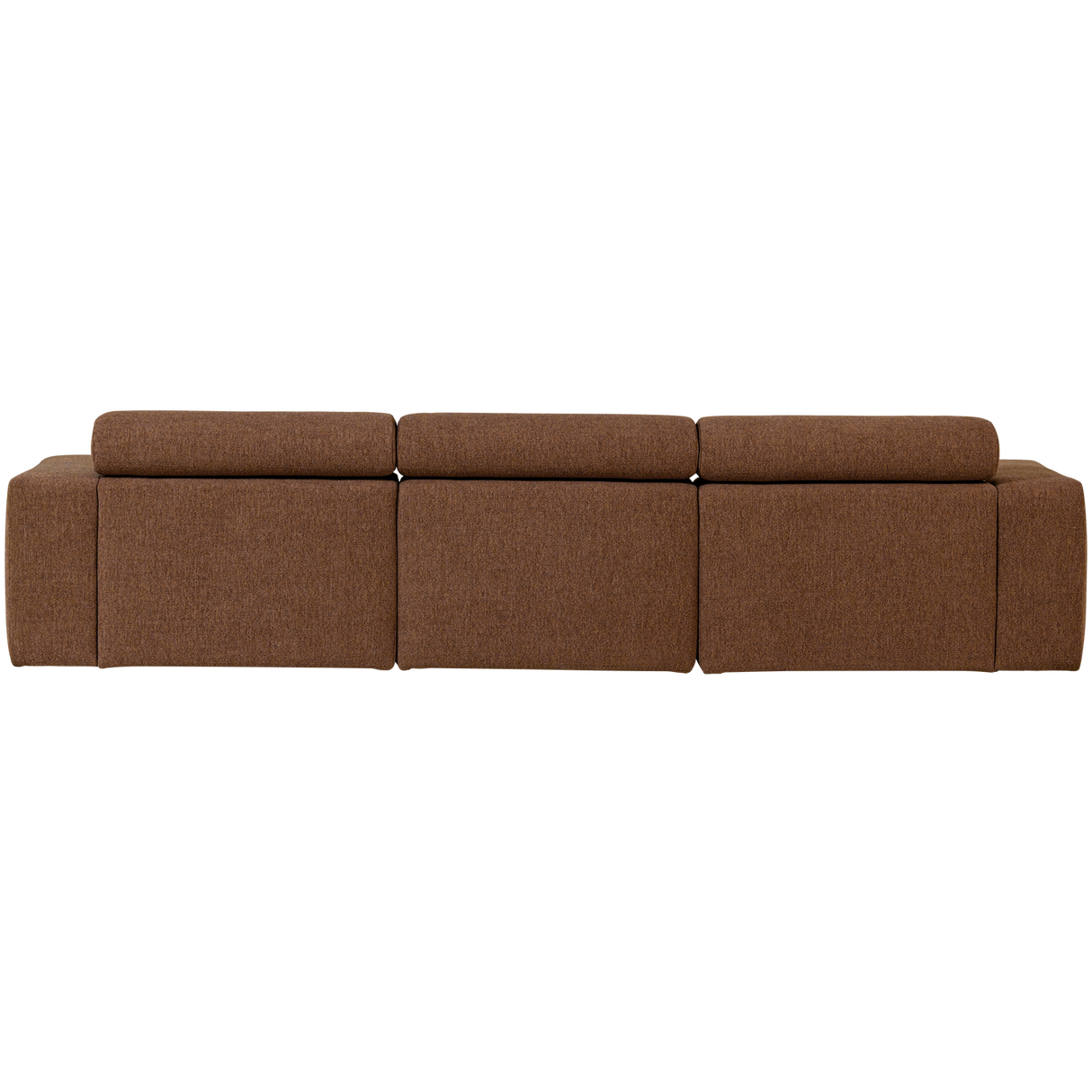 Novi Chaise Longue Bank Links Boucle Mokkabruin