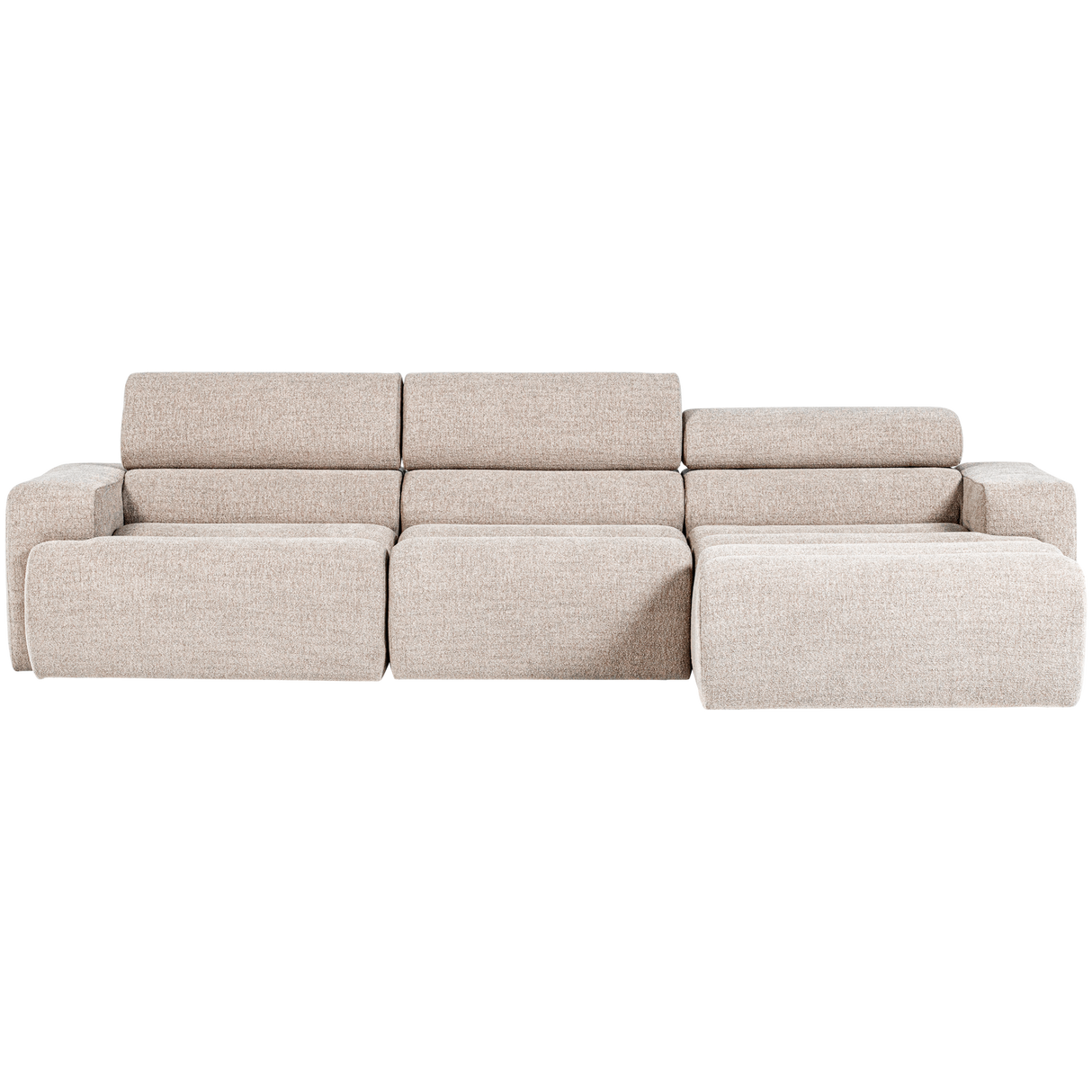Novi Chaise Longue Bank Rechts Boucle Naturel