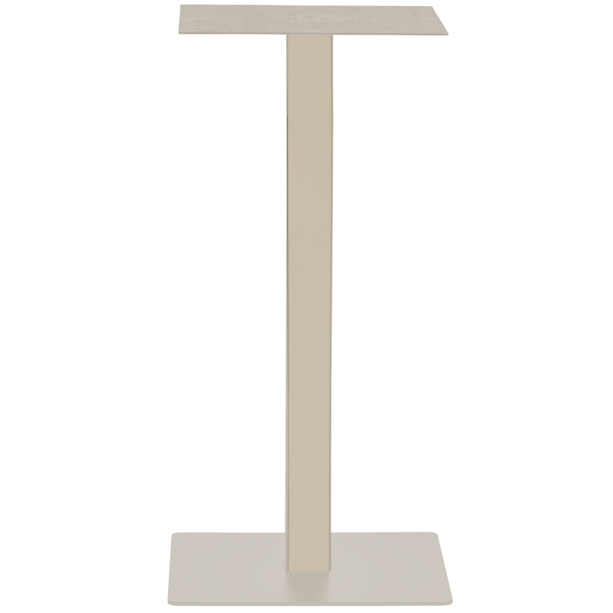 Bistro Vierkante Bartafel Poot Metaal Dakargrau 105 X50 X50 Cm