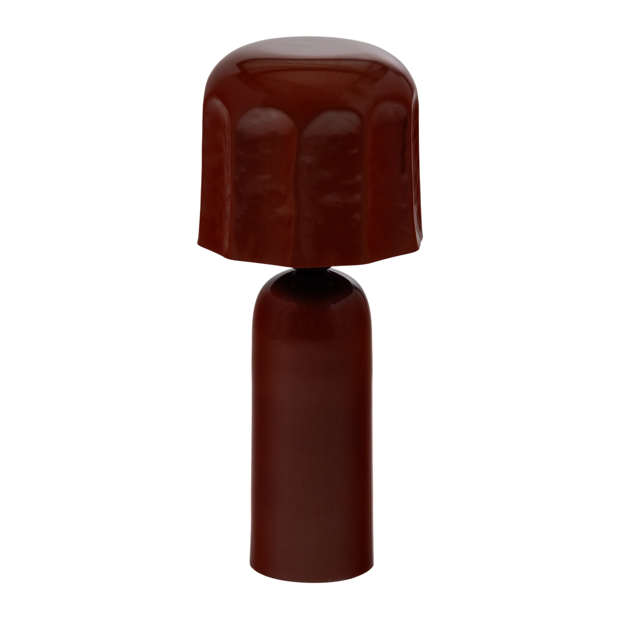 Lumira Tafellamp Metaal Hoogglans Bruinrood