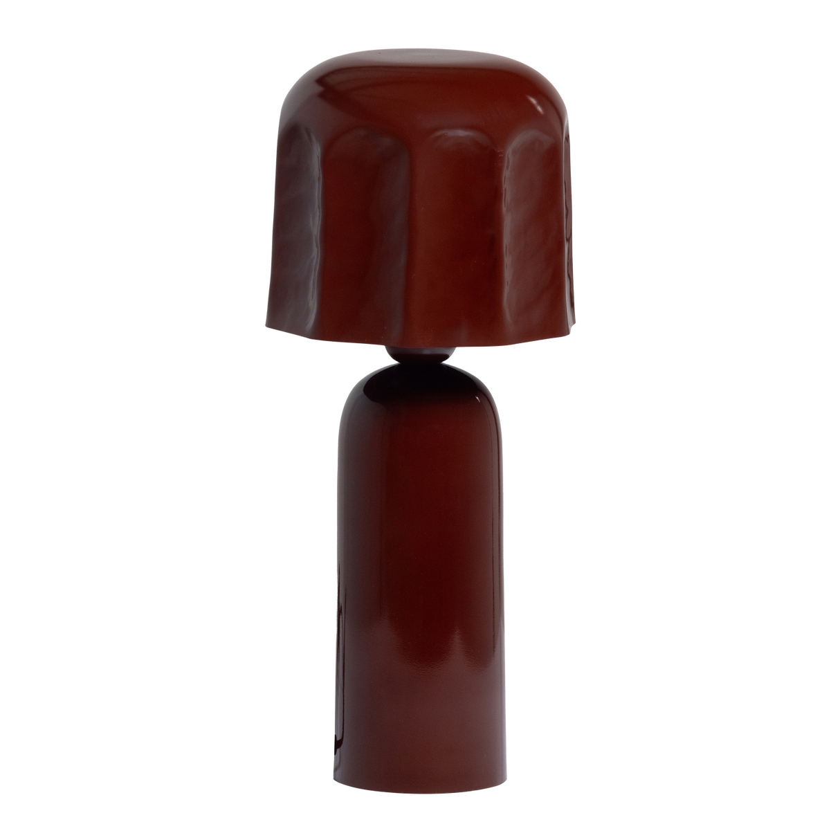 Lumira Tafellamp Metaal Hoogglans Bruinrood