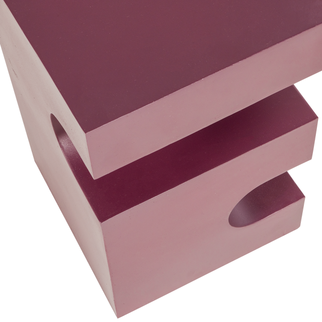 Jessa Bijzettafel Metaal Paars/Bruin