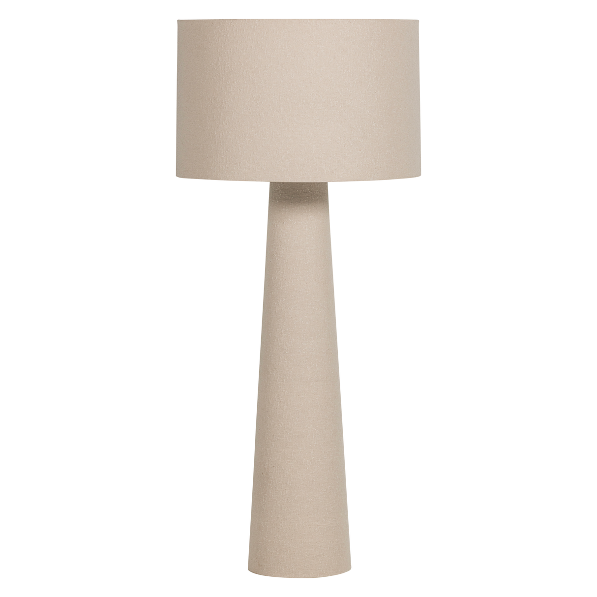 Loft Vloerlamp Xxl Metaal/Boucle Naturel 160 Xo70 Cm