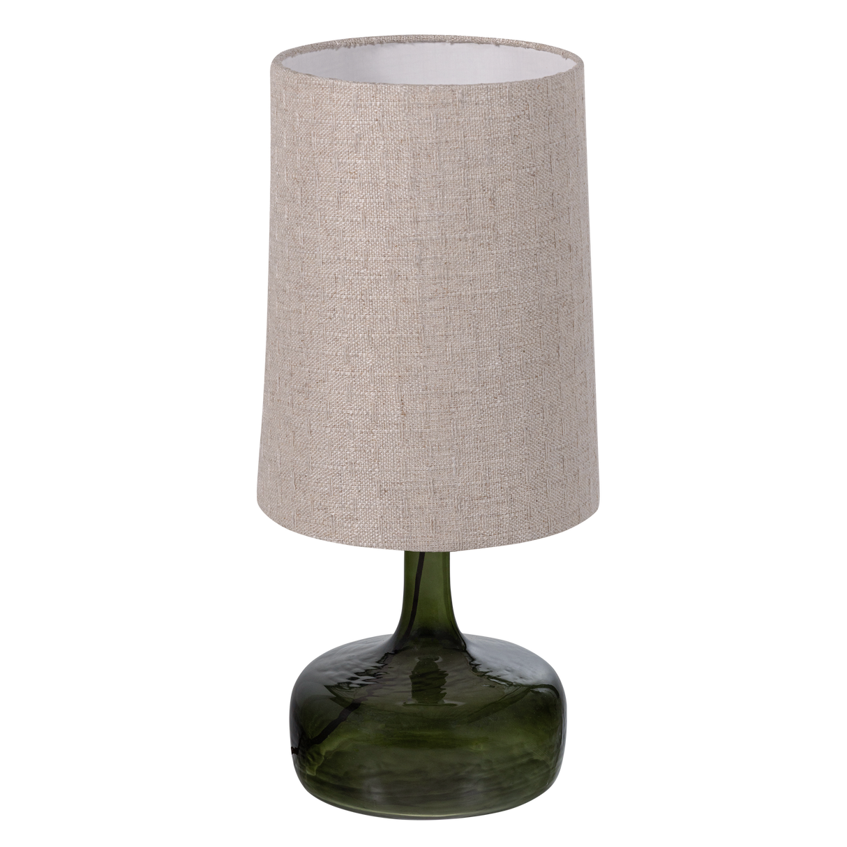 Luma Tafellamp Glas Groen/Kap Naturel