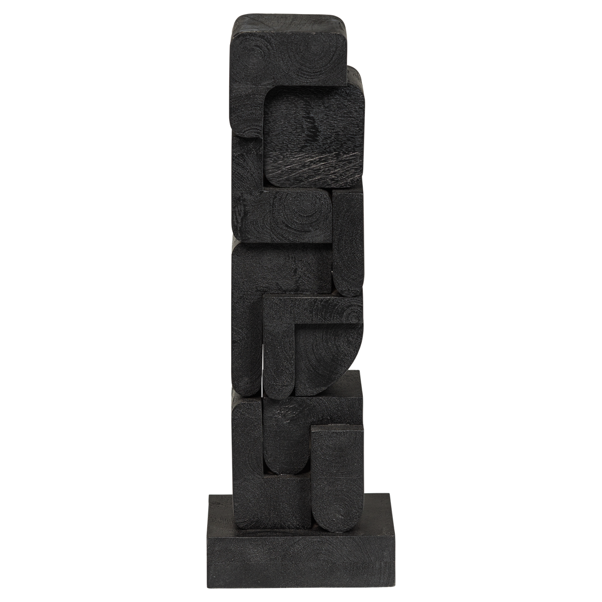 Isan Sculptuur Ornament Hout Zwart
