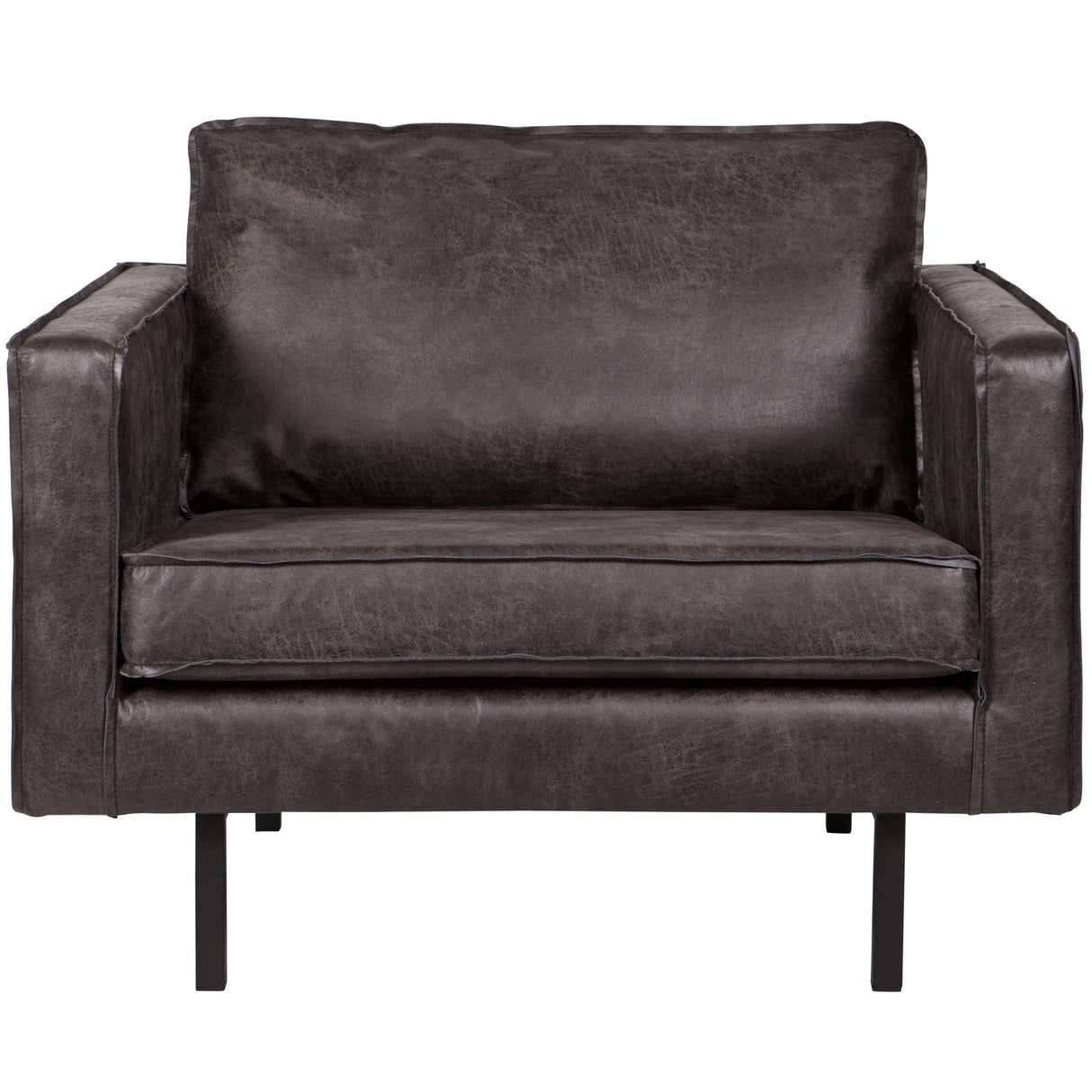Rodeo Fauteuil Ecoleer Zwart