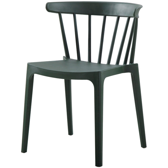 Bliss Tuinstoel Met Spijlen Kunststof Army Groen van WOOOD – Luxe comfort op maat van PureWonen. Vraag naar de beste prijs.