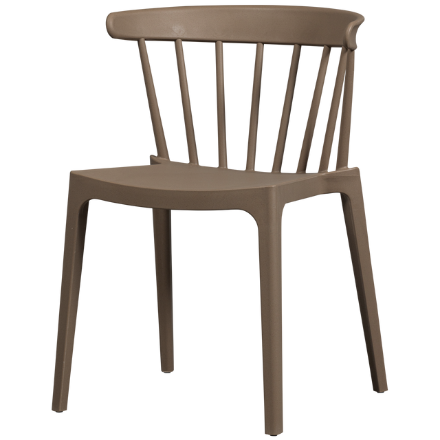 Bliss Tuinstoel Met Spijlen Bruin Melange