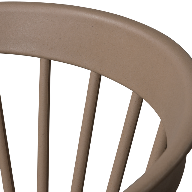 Bliss Tuinstoel Met Spijlen Bruin Melange