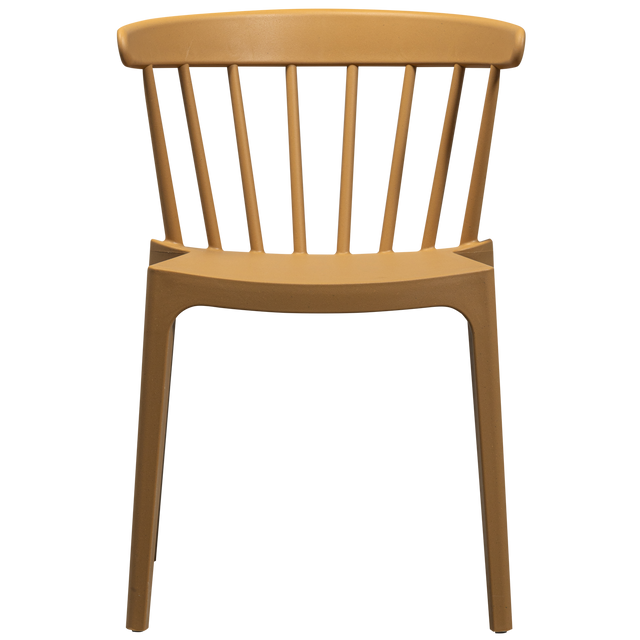 Bliss Tuinstoel Met Spijlen Karamel Melange