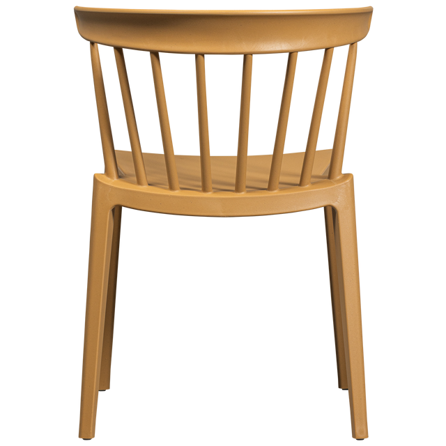 Bliss Tuinstoel Met Spijlen Karamel Melange