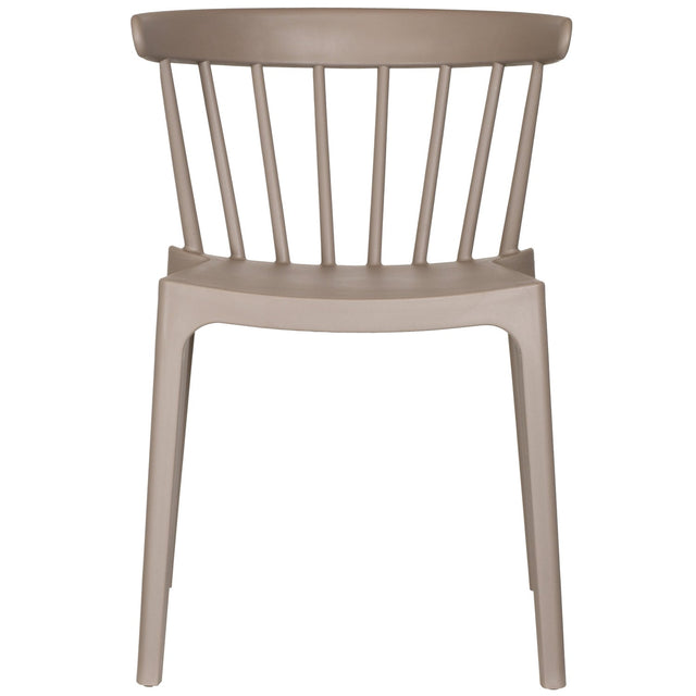 Bliss Tuinstoel Met Spijlen Kunststof Taupe van WOOOD – Luxe comfort op maat van PureWonen. Vraag naar de beste prijs.