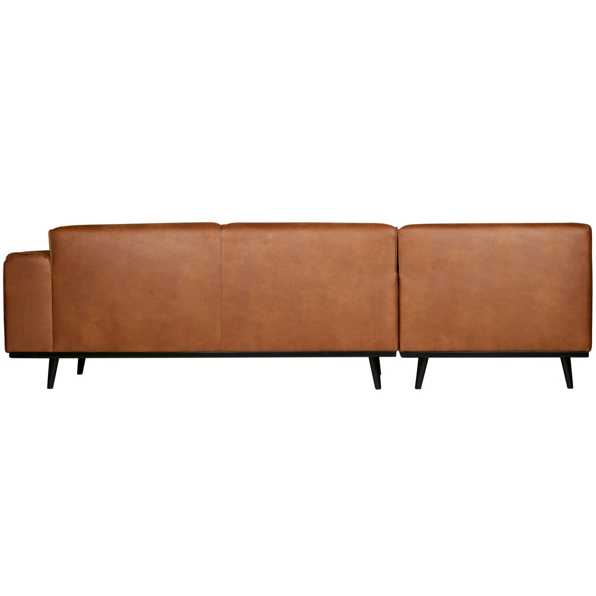 Statement Hoekbank Links Ecoleer Cognac