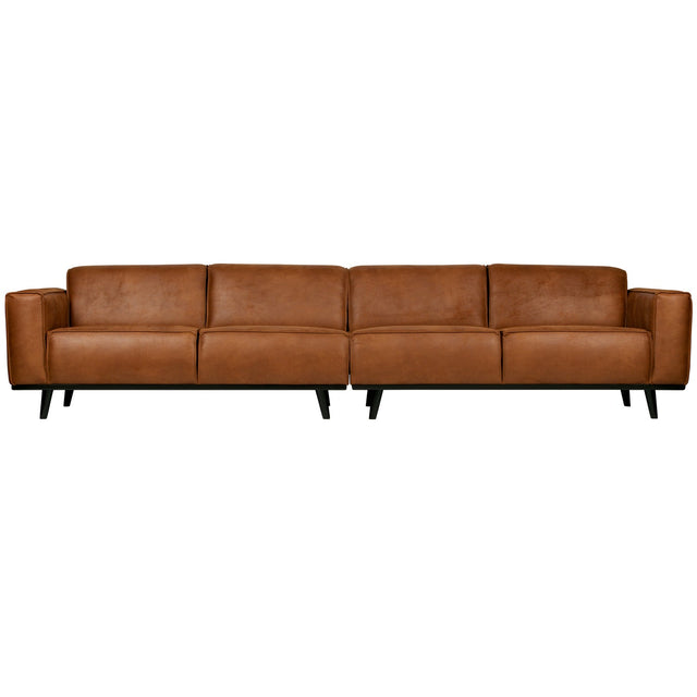 Statement Xl 4 Zits Bank 372 Cm Ecoleer Cognac