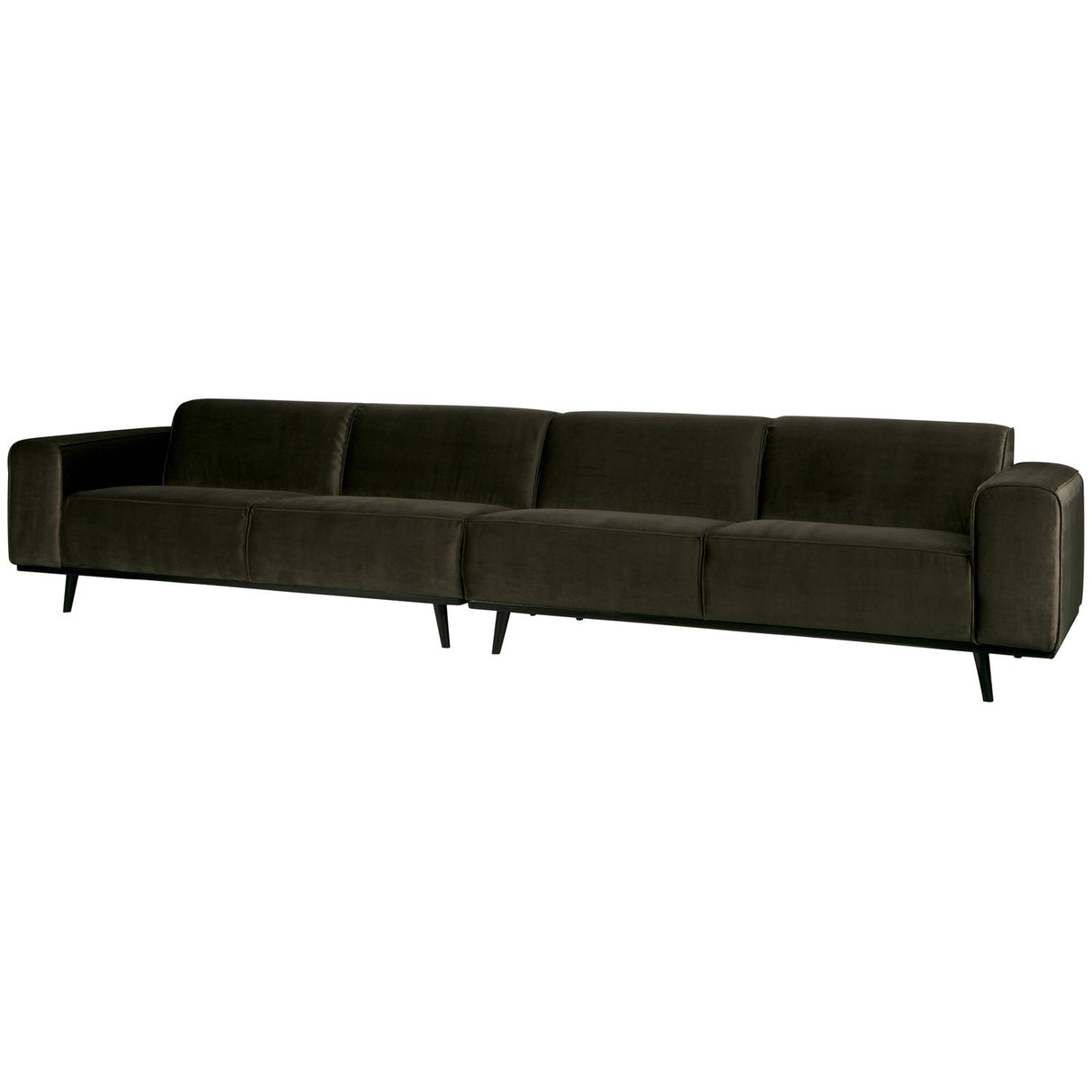 Statement Xl 4 Zits Bank 372 Cm Velvet Warm Groen