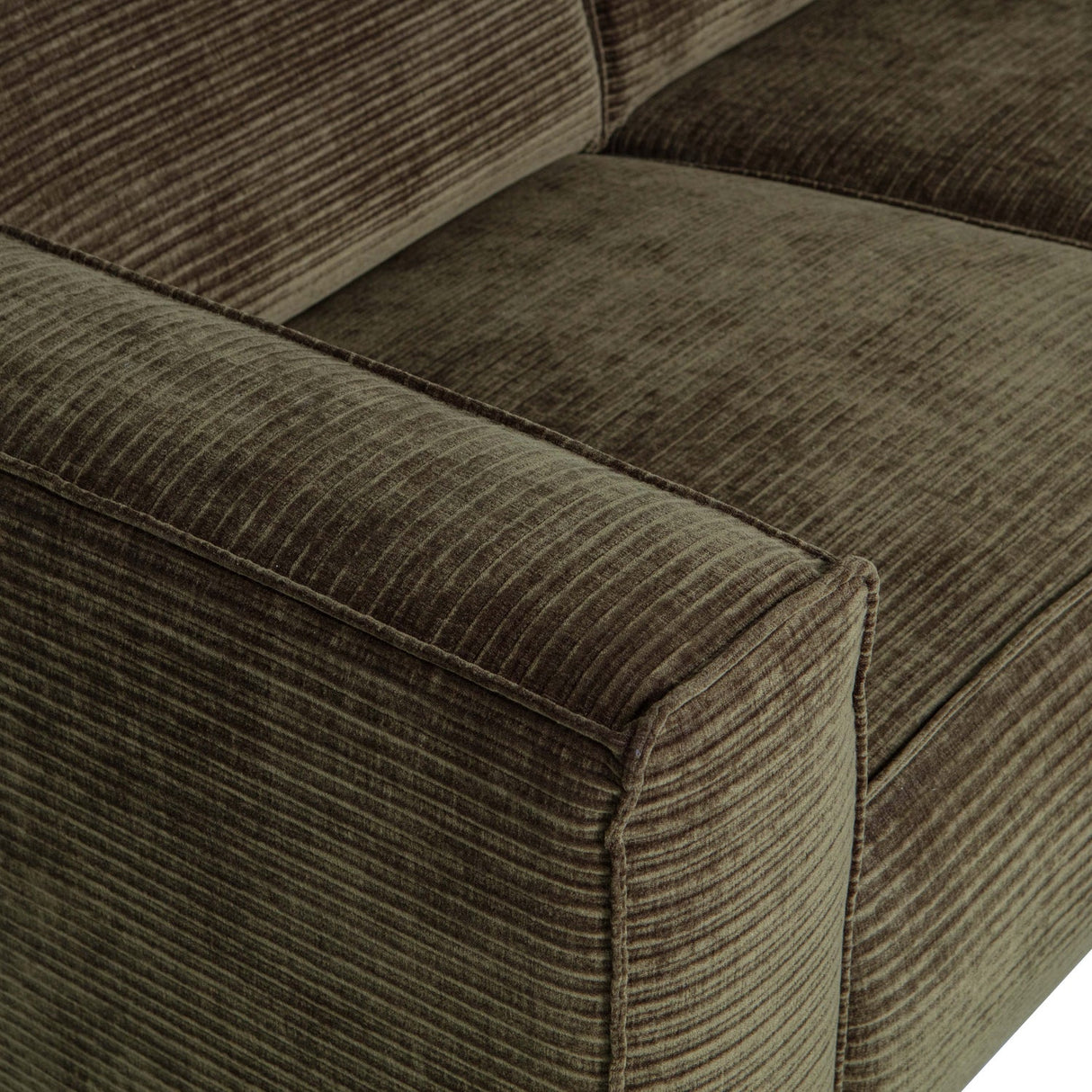 Statement 4 Zits Bank 280 Cm Ribstof Warm Groen