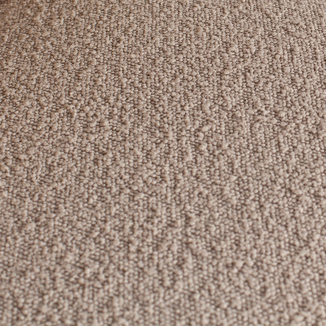 Statement Hocker Boucle Beige