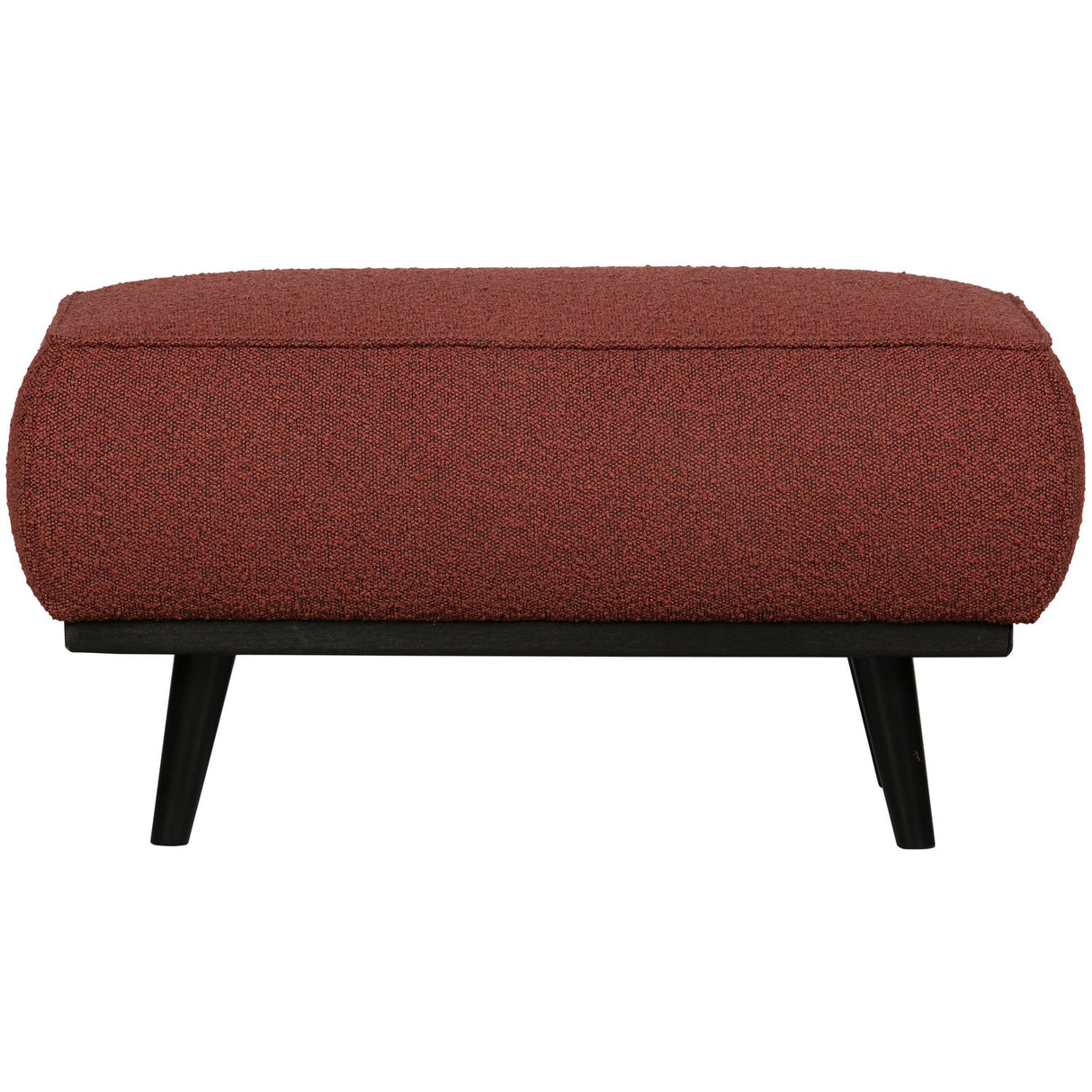 Statement Hocker Boucle Kastanje