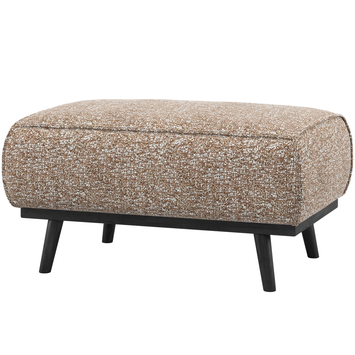 Statement Hocker Lichtbruin Melange