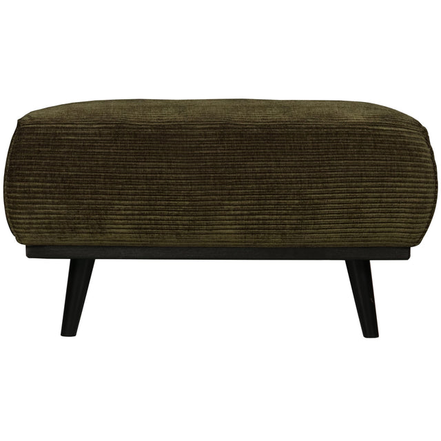 Statement Hocker Ribstof Warm Groen