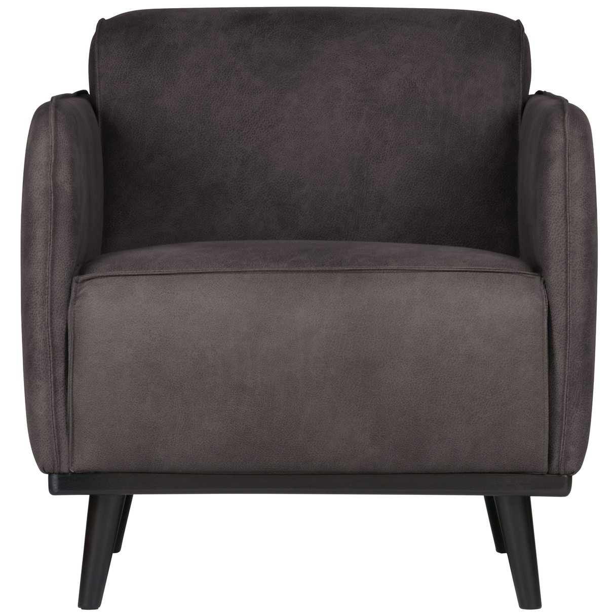 Statement Fauteuil Met Arm Ecoleer Donkergrijs