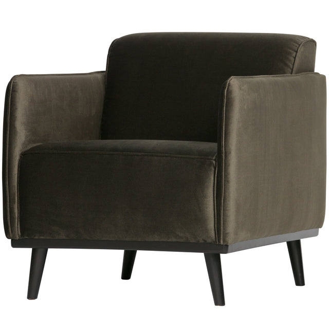 Statement Fauteuil Met Arm Velvet Warm Groen
