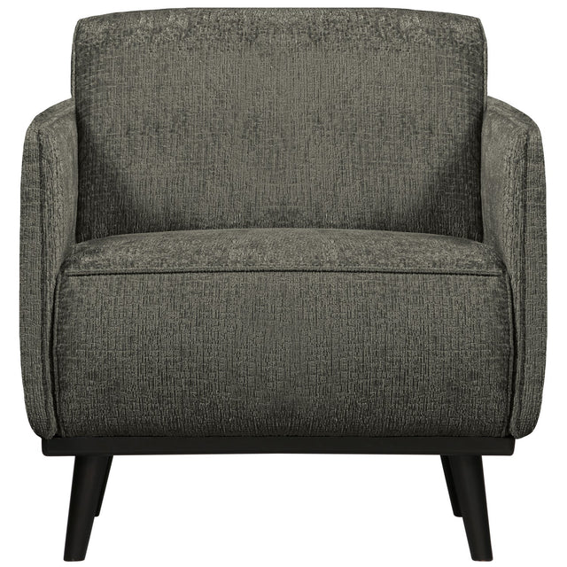 Statement Fauteuil Met Arm Structure Velvet Frost van WOOOD – Luxe comfort op maat van PureWonen. Vraag naar de beste prijs.