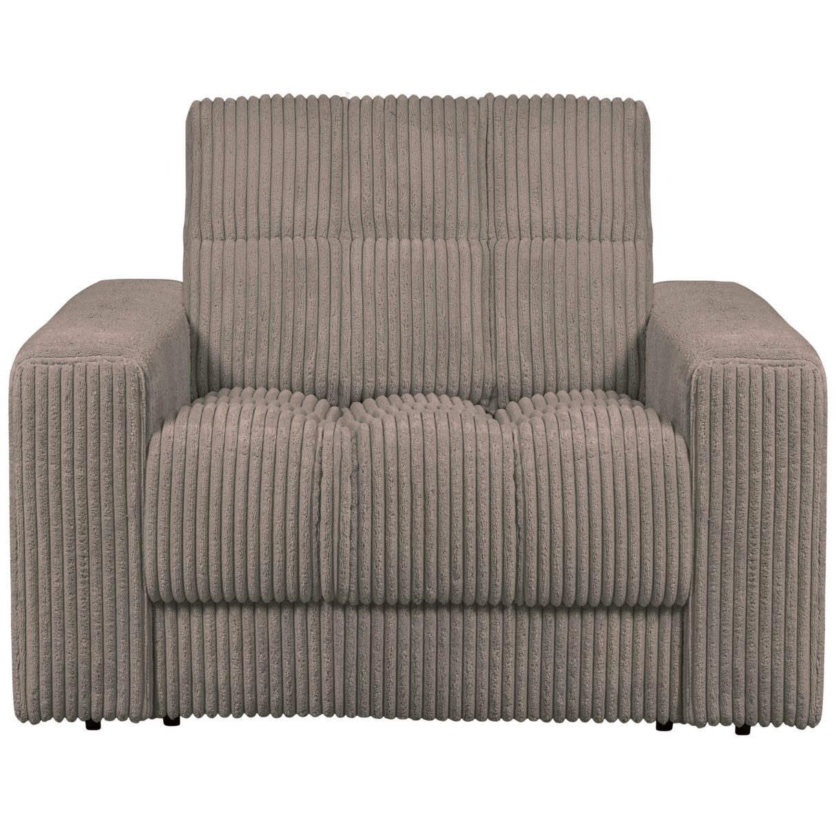 Second Date Fauteuil Grove Ribstof Mud van WOOOD – Luxe comfort op maat van PureWonen. Vraag naar de beste prijs.